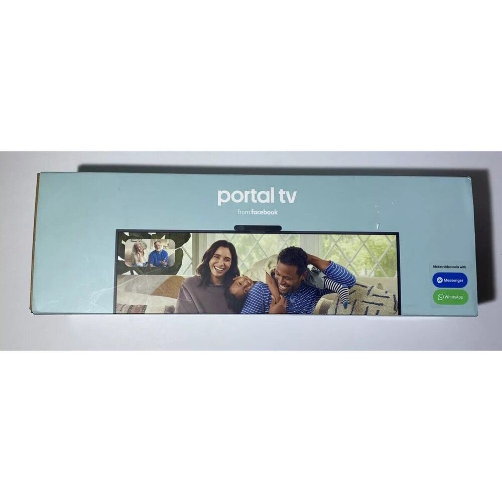 Facebook 899-00081-02 Portal TV Smart Video Calling EXC Original Box No Remote